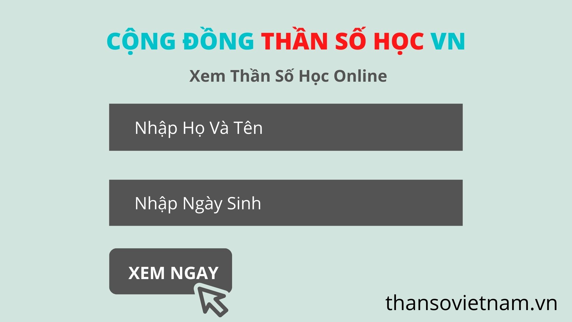 Thần Số Học Online Xem Thần Số Học Online